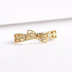 custom logo printed jewelry natural diamond genuine 18 karat yellow 18k gold diamonds rings price