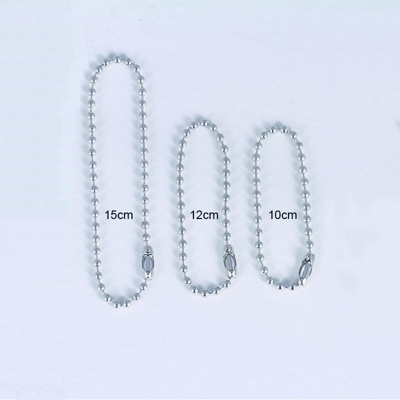 Popular Ball Chain Necklace Jewelry Making Metal Dog Tag ID Chain roller blind components