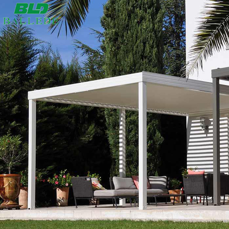 BBQ/Party/Backyard Automatic metal garden louver pergola gazebo outdoor 10x12