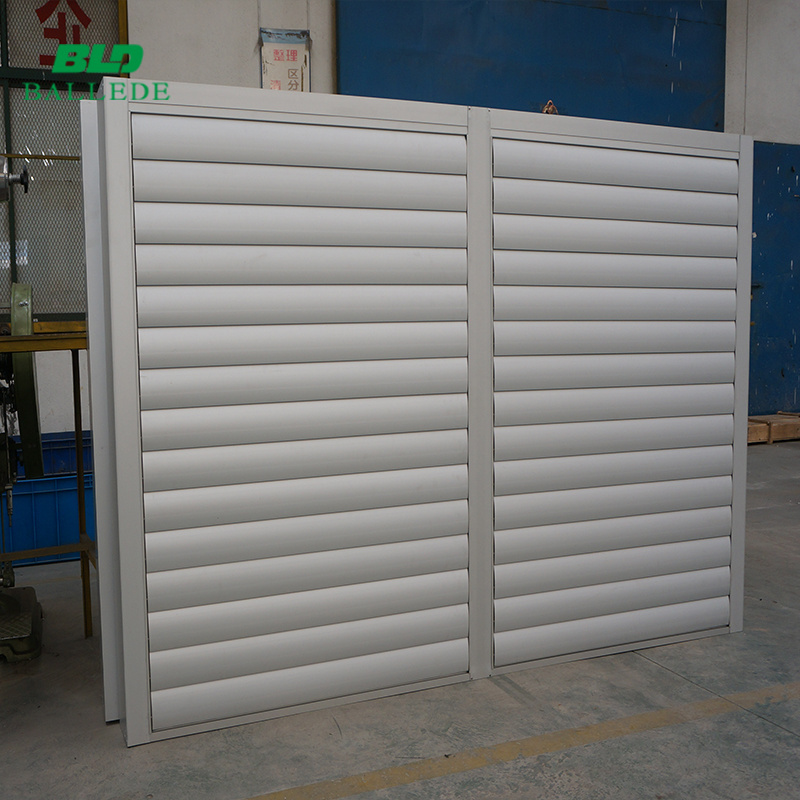 prefabricated vertical bottom ventilation louver door