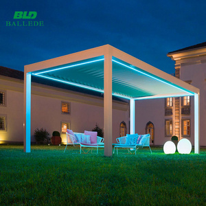 Shanghai Garden Set Motorised Louvered Roof Pergola Patio Outdoor Furniture