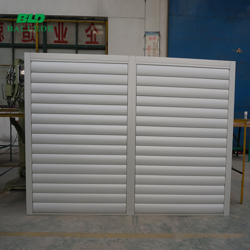 prefabricated vertical bottom ventilation louver door