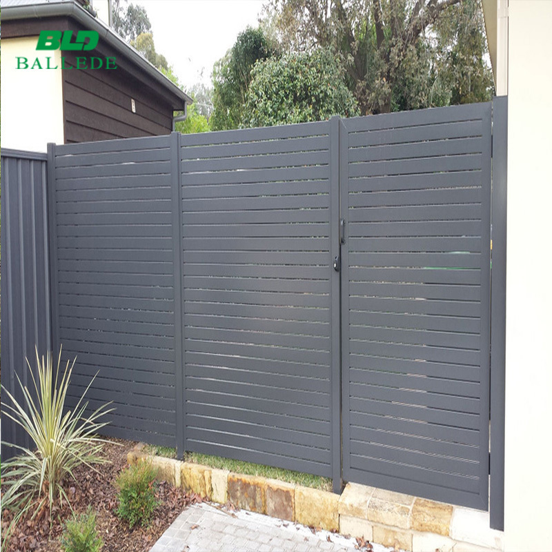 modern garden motorized aluminum gate doors