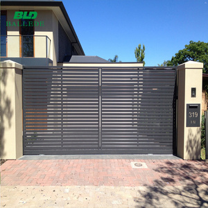 modern garden motorized aluminum gate doors