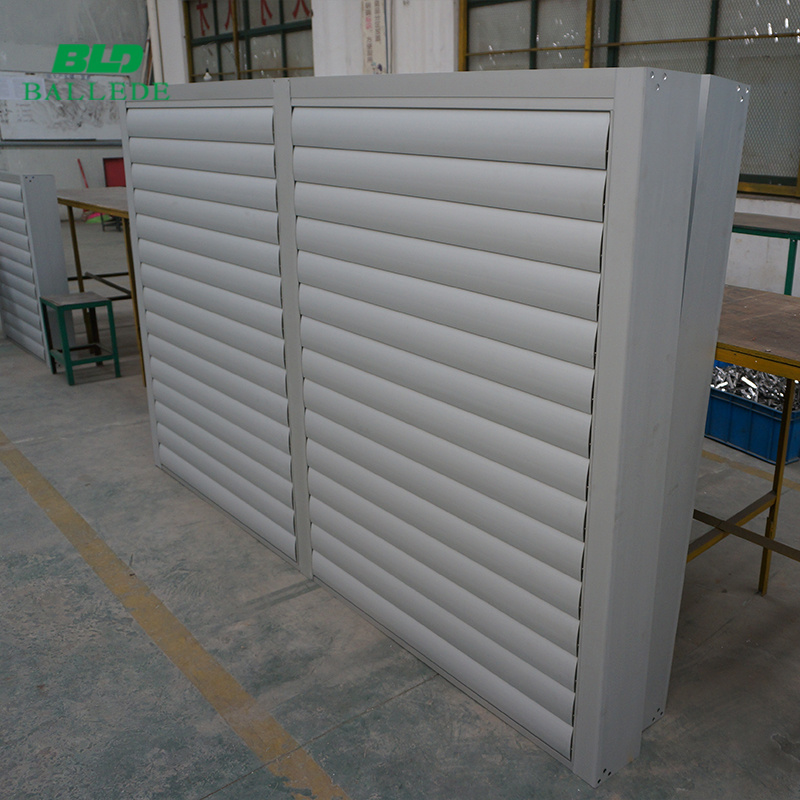 prefabricated vertical bottom ventilation louver door