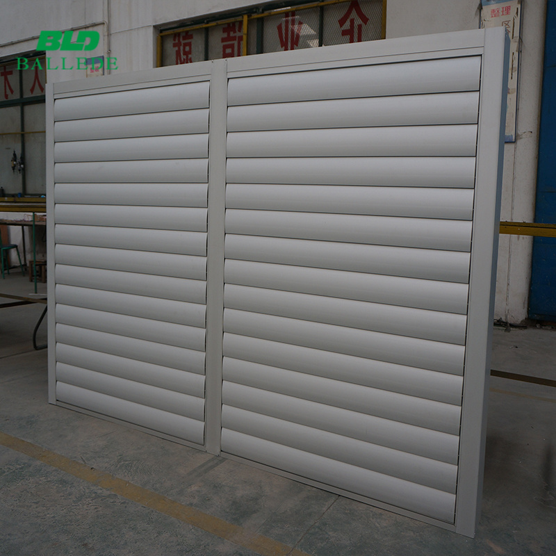 prefabricated vertical bottom ventilation louver door