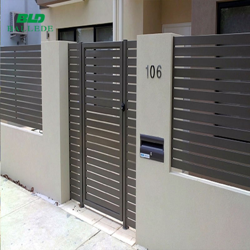 modern garden motorized aluminum gate doors