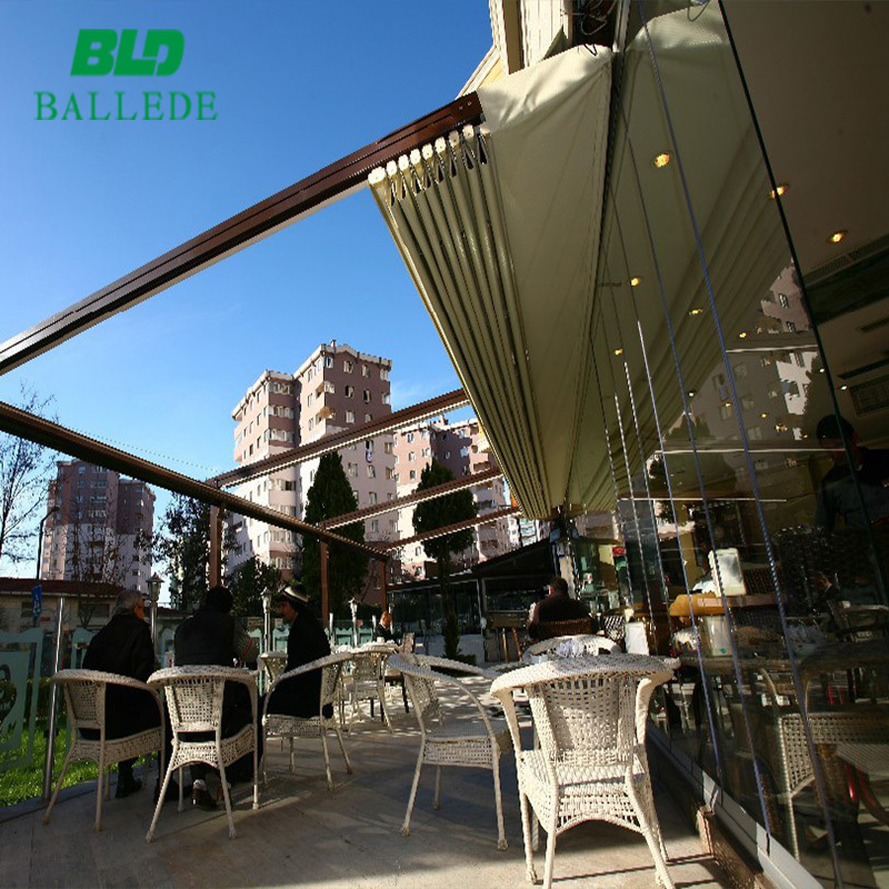 Garden building sunshade aluminum door awning retractable awning