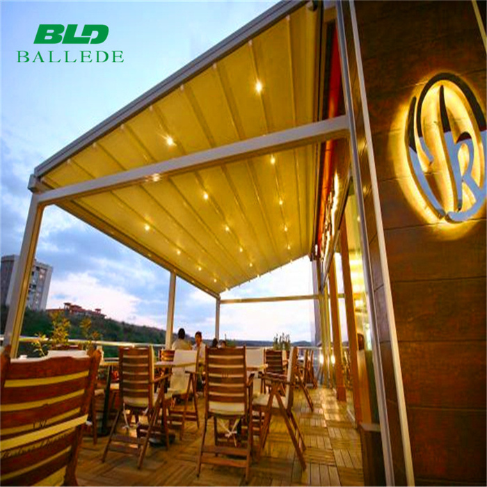 Garden building sunshade aluminum door awning retractable awning