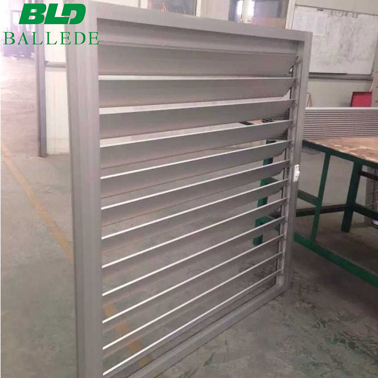 China supplier louver aluminium rolling shutter price plantation shutter with fixed blades