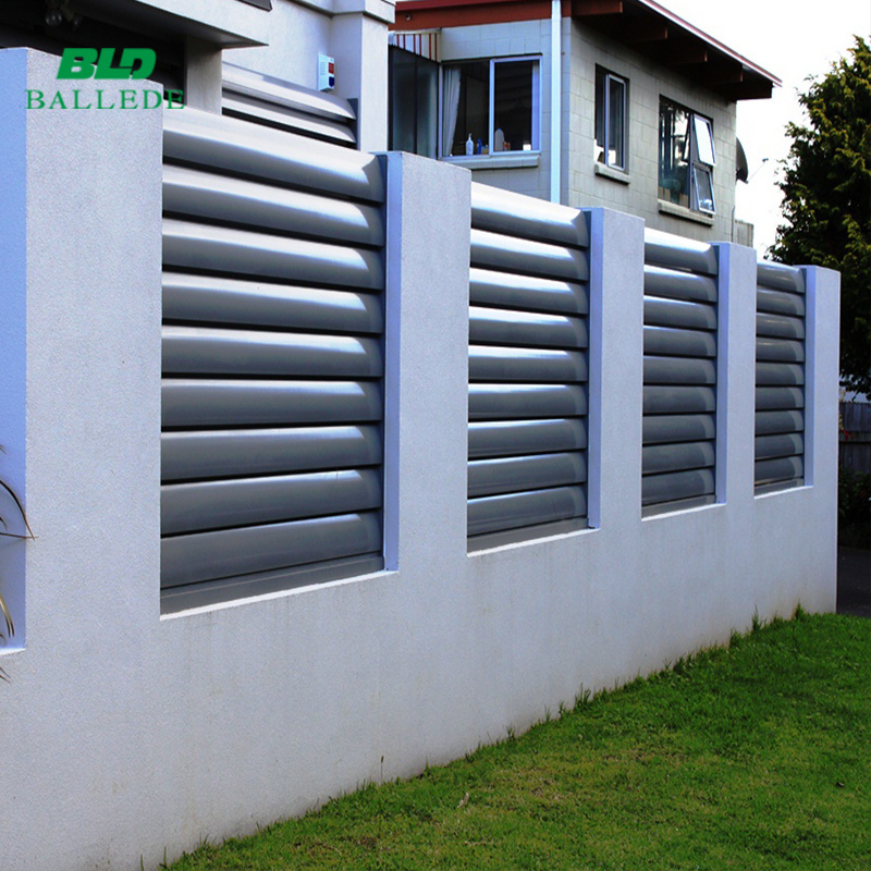 Black Aluminium Fence and Swimming Pool Fence Panels / powder coated metal fence