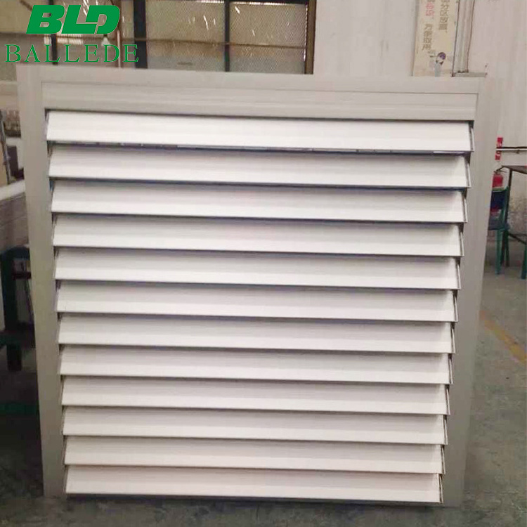 China supplier louver aluminium rolling shutter price plantation shutter with fixed blades