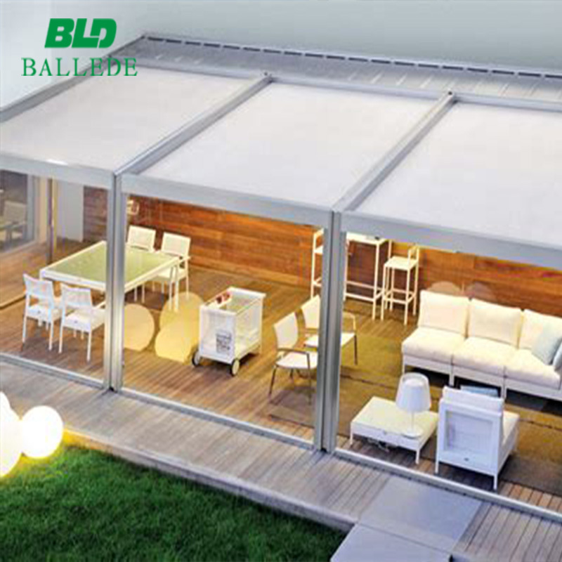 Garden building sunshade aluminum door awning retractable awning