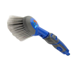 plastic soft wheel rim brush Deluxe Hand Held Variable Control Flow Handle garden water gun Flow Through Car Wash Brush