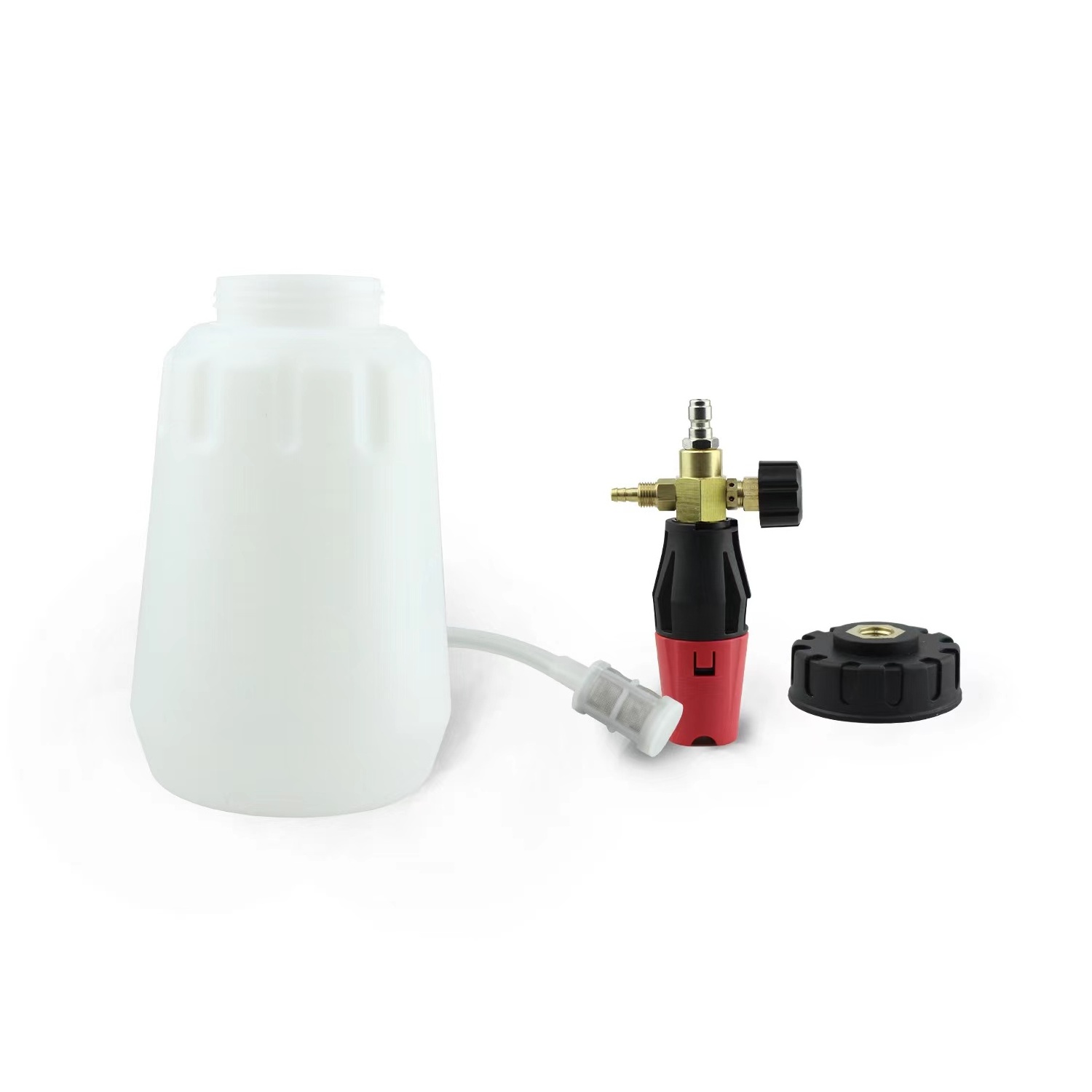 Foam Cannon Nozzle Car Foam Wash for Snow Pressure Washer Lance Car Washer Quick Release Adjustable 1/4