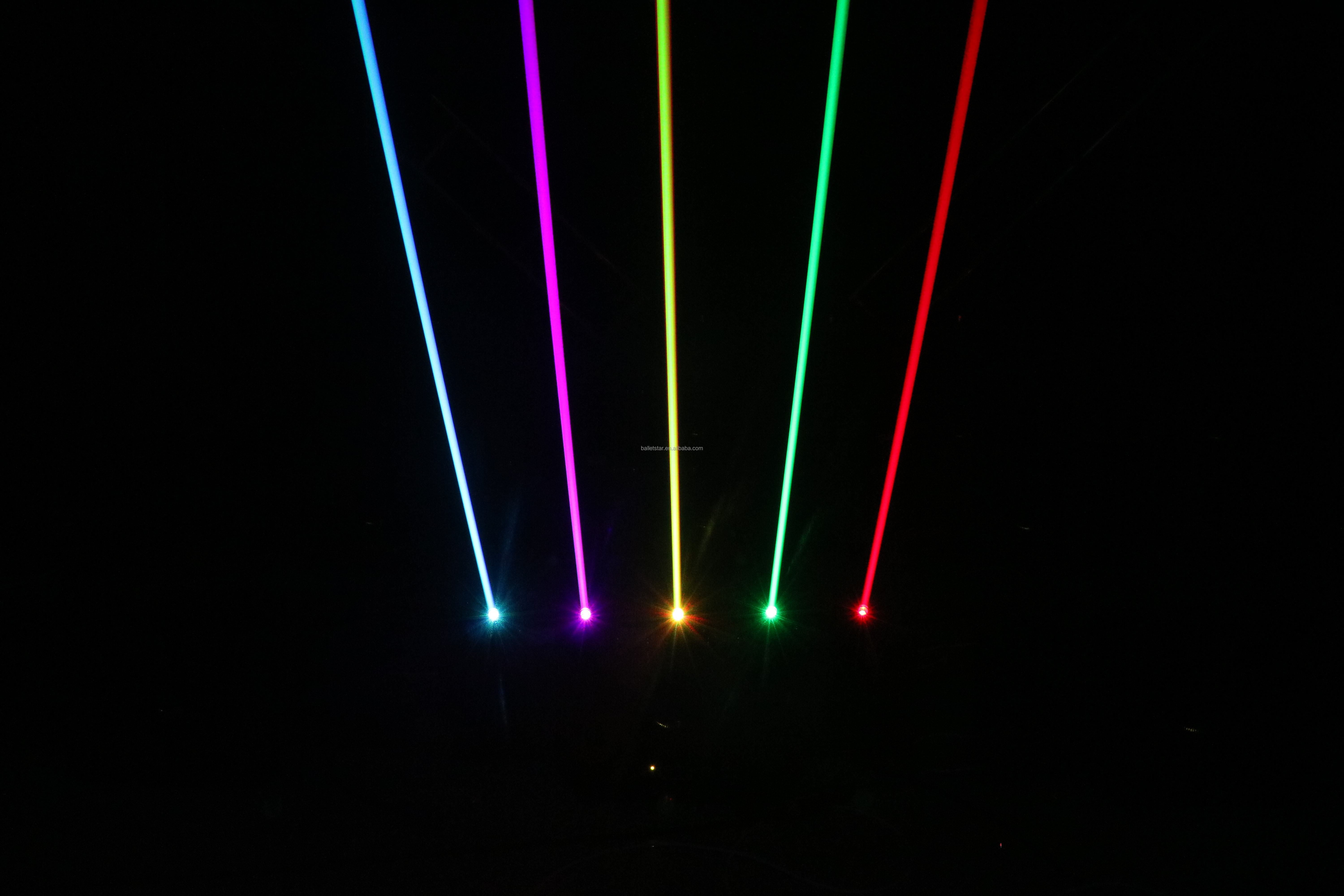 powerful laser light