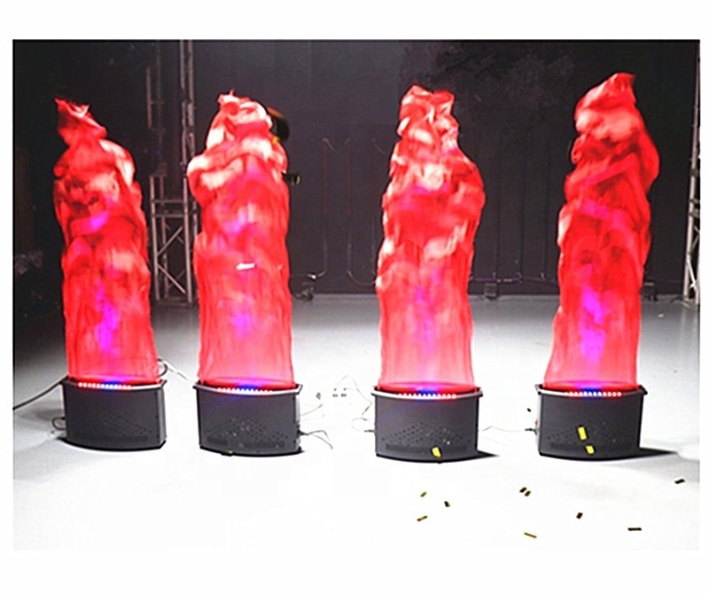 Factory LED Electronic Brazier Fake Silk Fire Blower Flame Machine Festival Decoration Wholesale Fake Realistic Fire Machine