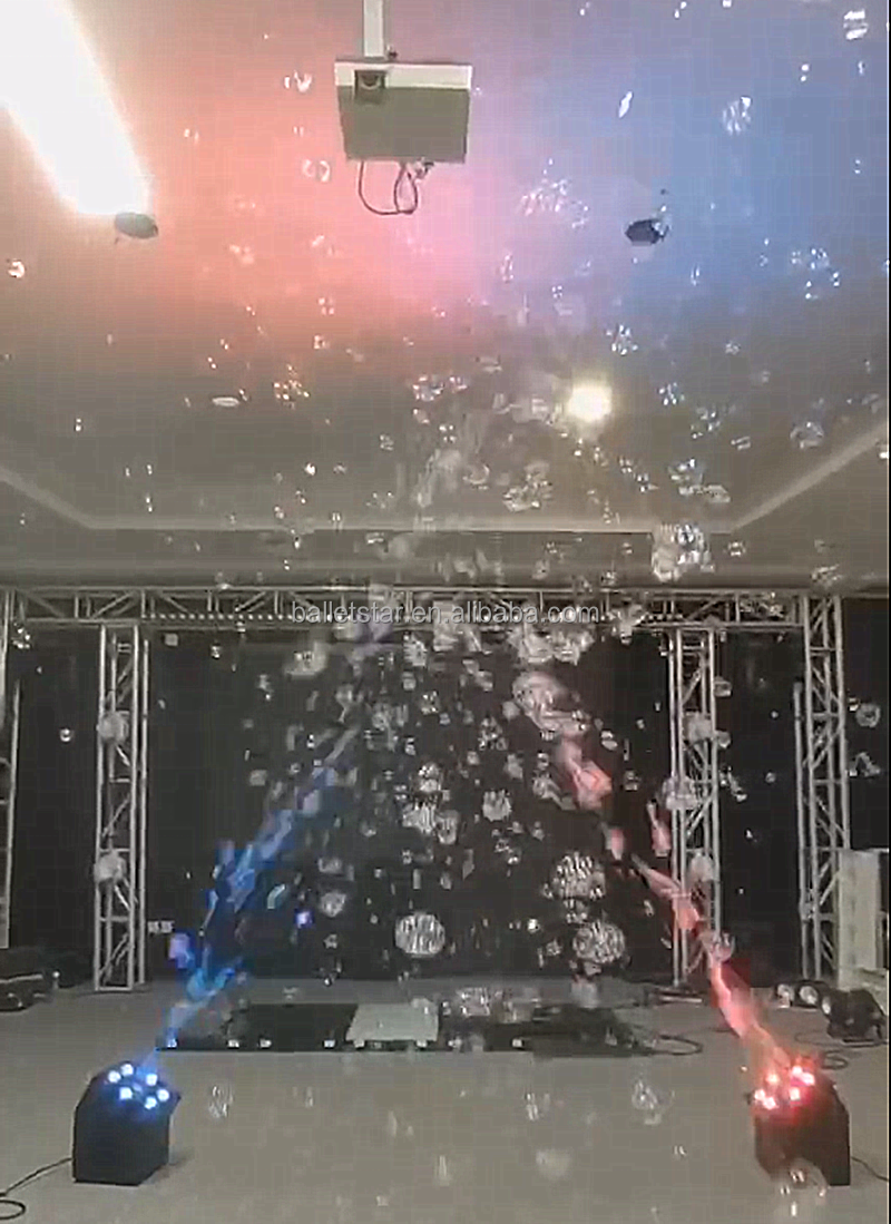 TOP hot sale Bubble Cannon bubble foam party wedding Foam Party Machine swimming pool Smoke Dual Wheel Machine Party Equipment