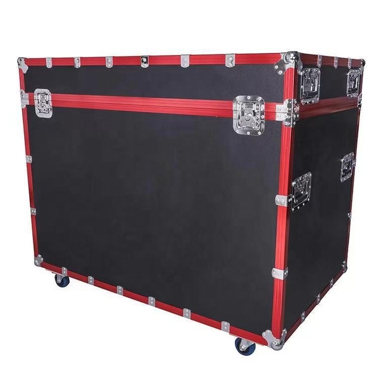 Factory Professional Custom Air Aluminum Tool Trolly Flight Case For Music Dj Equipment Shipping Box