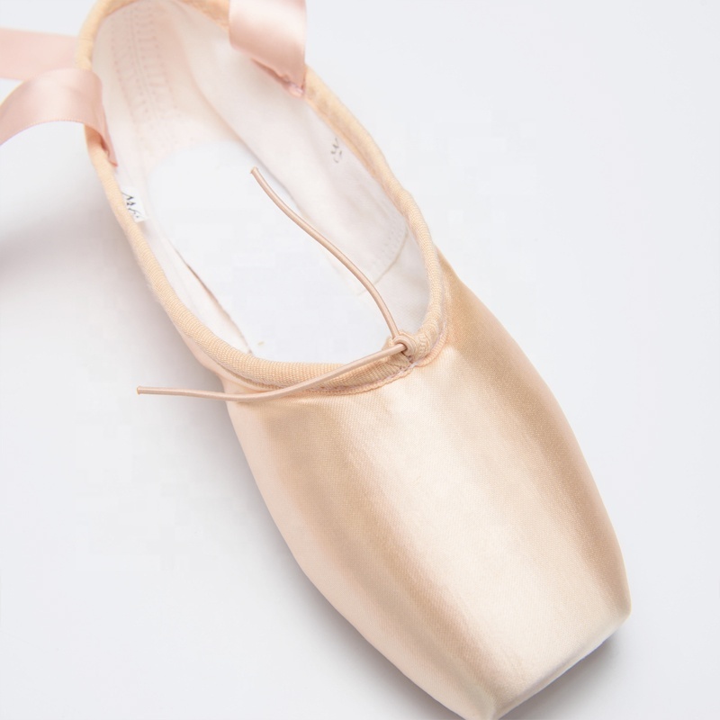 2100001 High Quality Leather Flats Professional Ladies Dance Ballet Pointe Shoes