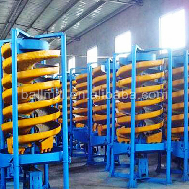 Hot sale ore gravity separator  low consumption spiral chute for chrome/gold/ manganese/ tin  for sale