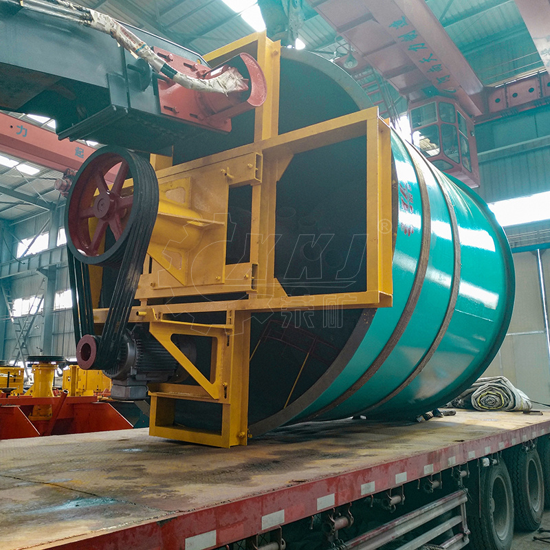 High Efficiency Double Impeller Agitation Leaching Tank With Agitator for Rock Gold Mining