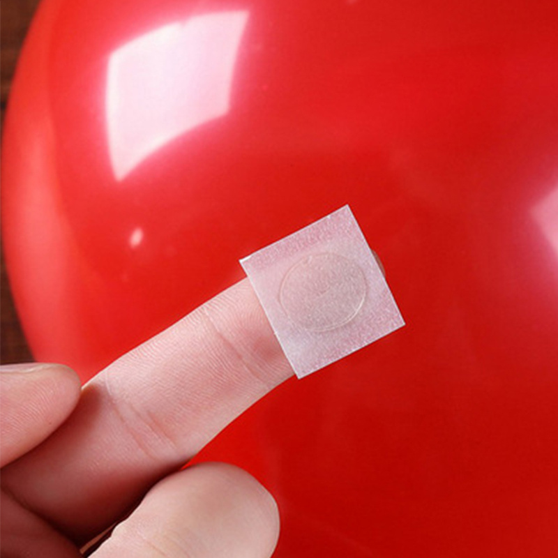 Factory Direct Sale Balloon Accessories Non-marking Balloon Glue Dot Transparent Balloon Glue Stickers