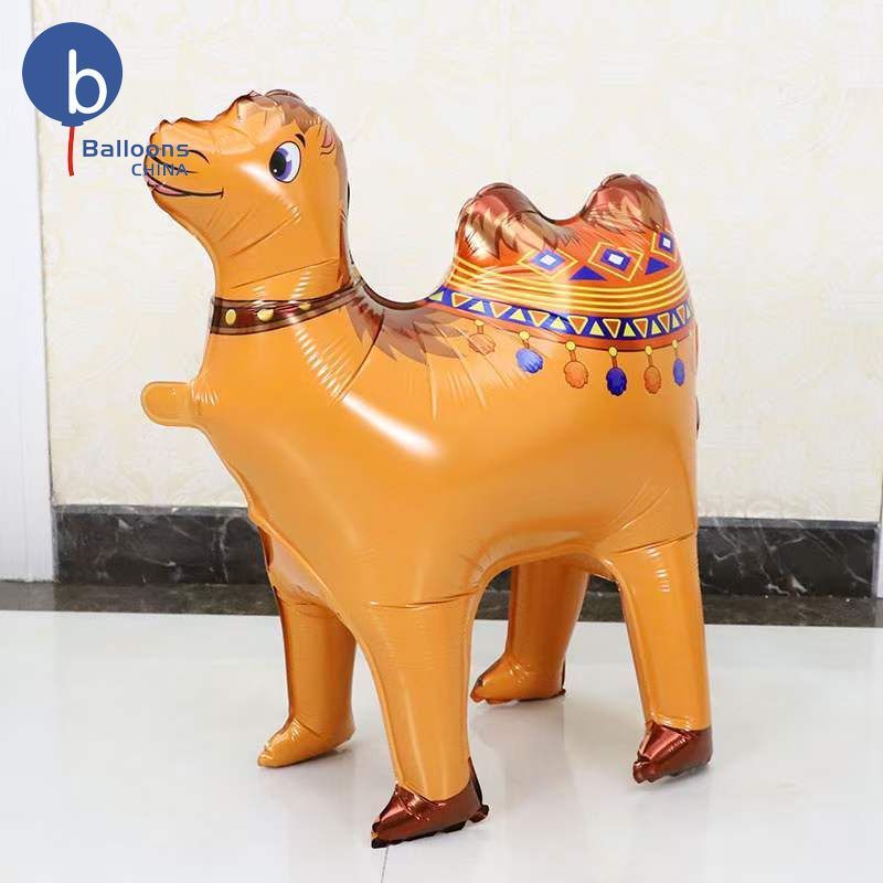 New design 4D stand balloons camel shape party decoration Inflatable Mylar Foil Balloon