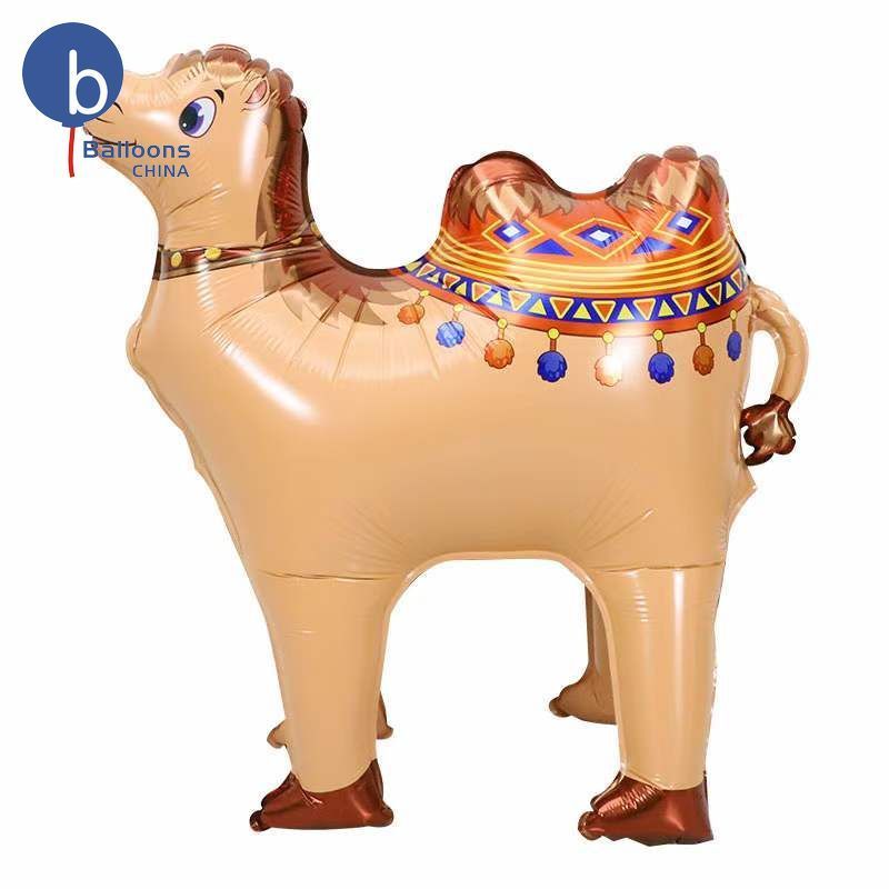 New design 4D stand balloons camel shape party decoration Inflatable Mylar Foil Balloon