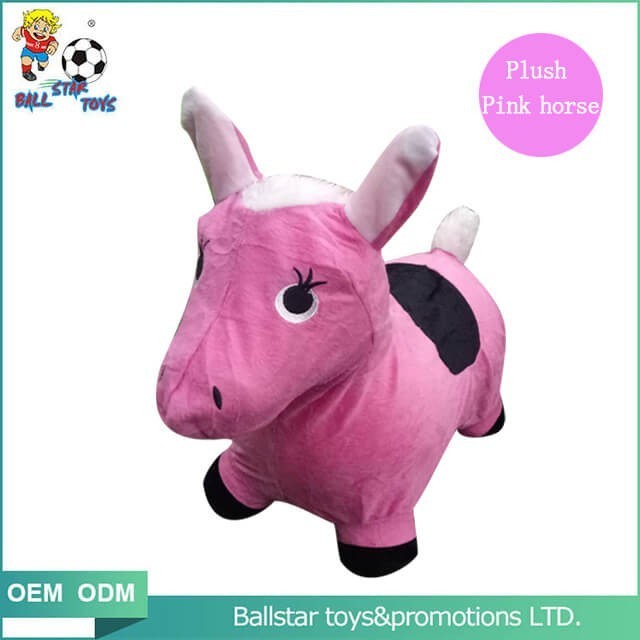 PVC Inflatable ride on Jump horse toy pony,baby  toy pony