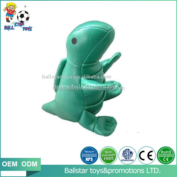 Vinyl PVC stuffed funny  animal dinosaur beanbag door stop  toys for kids