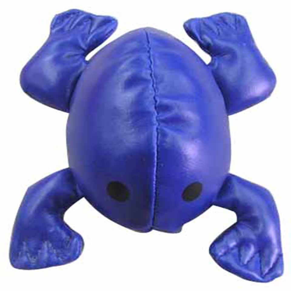 Viny PU PVC leather stuffed soft small animal footbag frog toys for child,animal beanbag frog toys