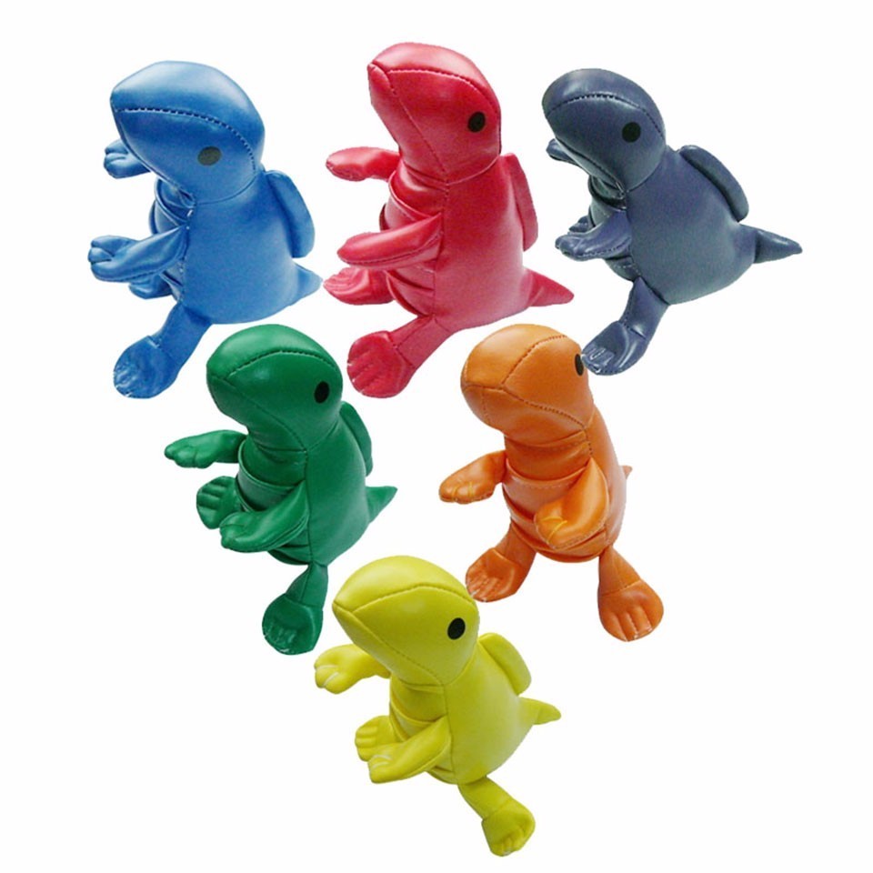 Vinyl PVC stuffed funny  animal dinosaur beanbag door stop  toys for kids