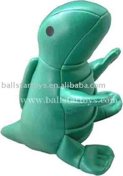 Vinyl PVC stuffed funny  animal dinosaur beanbag door stop  toys for kids