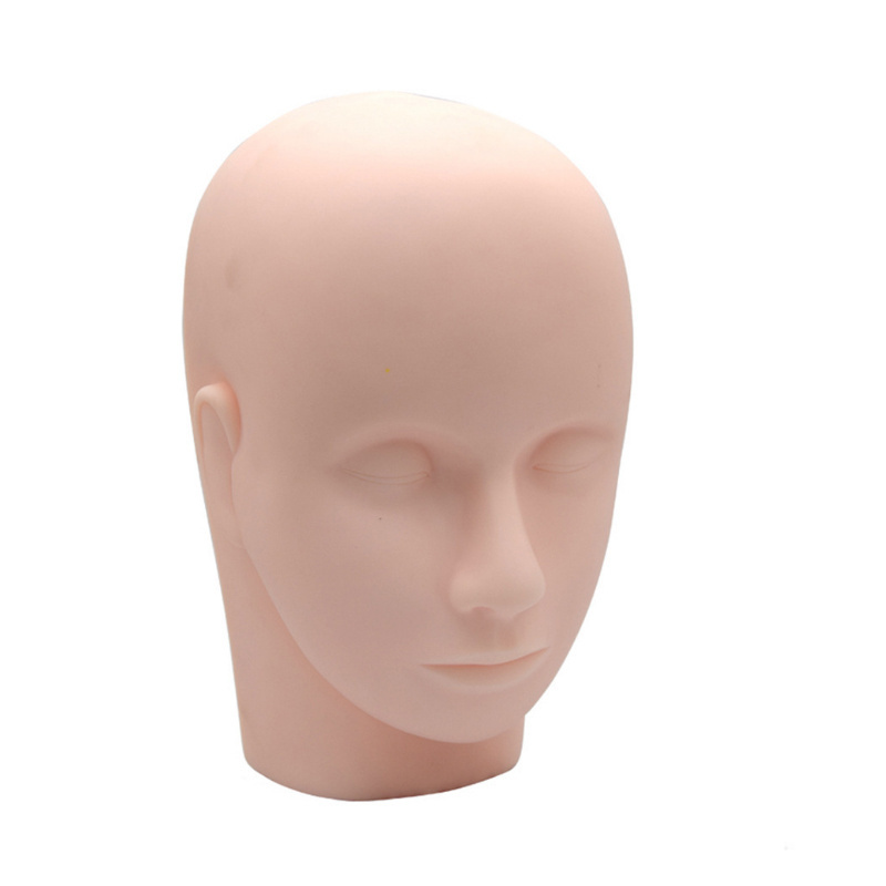 Ballylash Makeup Practice Mannequin Head Wholesale Half-face For Eyelash Extension Soft Skin Silicone Flat Model Training Head