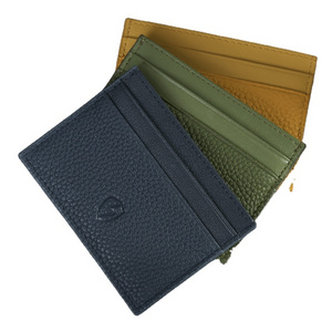 New fashion full grain leather hand made credit card holder,high quality business card holder