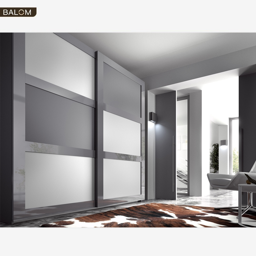 BALOM Double Color Bedroom Furniture Wardrobe Design Laminate Colours Combination