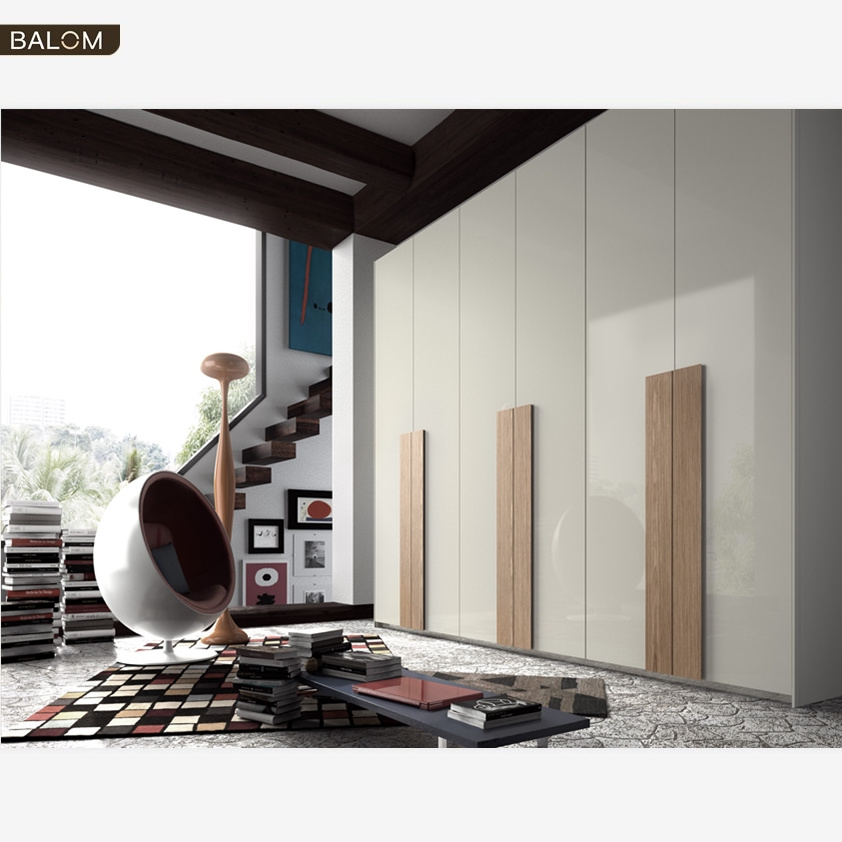 BALOM Double Color Bedroom Furniture Wardrobe Design Laminate Colours Combination