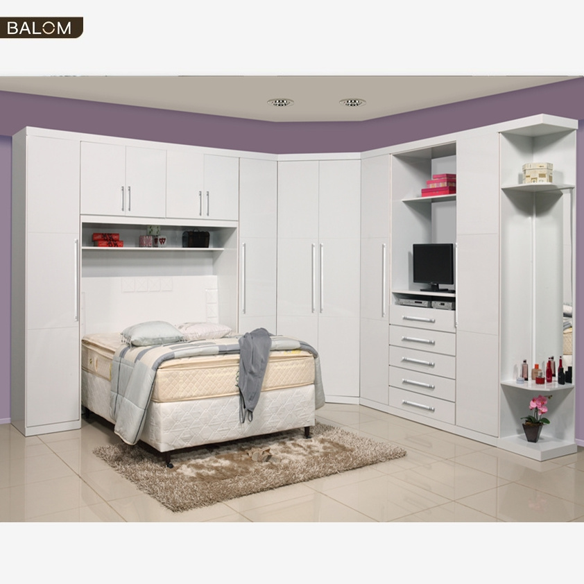 BALOM Mini Wardrobe Furniture Bedroom Storage Kids Closet Girl Wardrobe