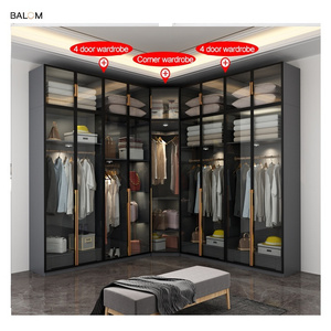 balom Contemporary design solid wood bedroom wardrobe