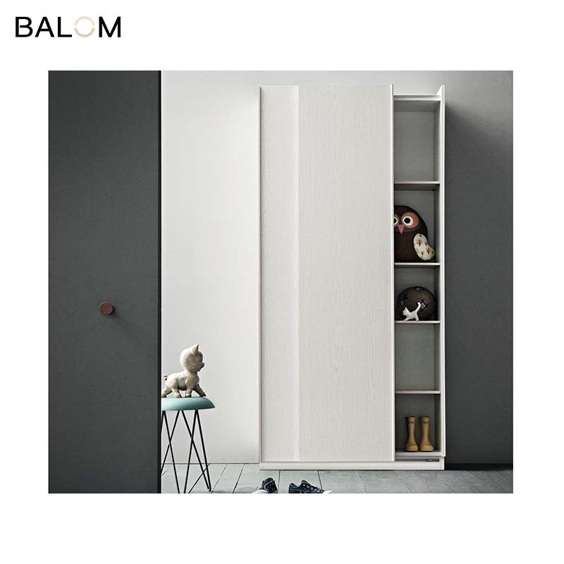 BALOM white free standing closet with lock