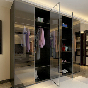 customized wall wardrobe closet sliding wardrobe mirror door system walk closet wardrobe