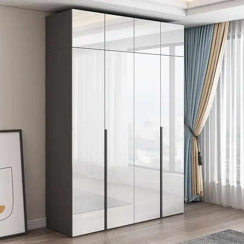 High End Clothes Cabinet Wardrobe Closets Systems Furniture Design Customized Luxury Bedroom Big Wooden Walk in Closet