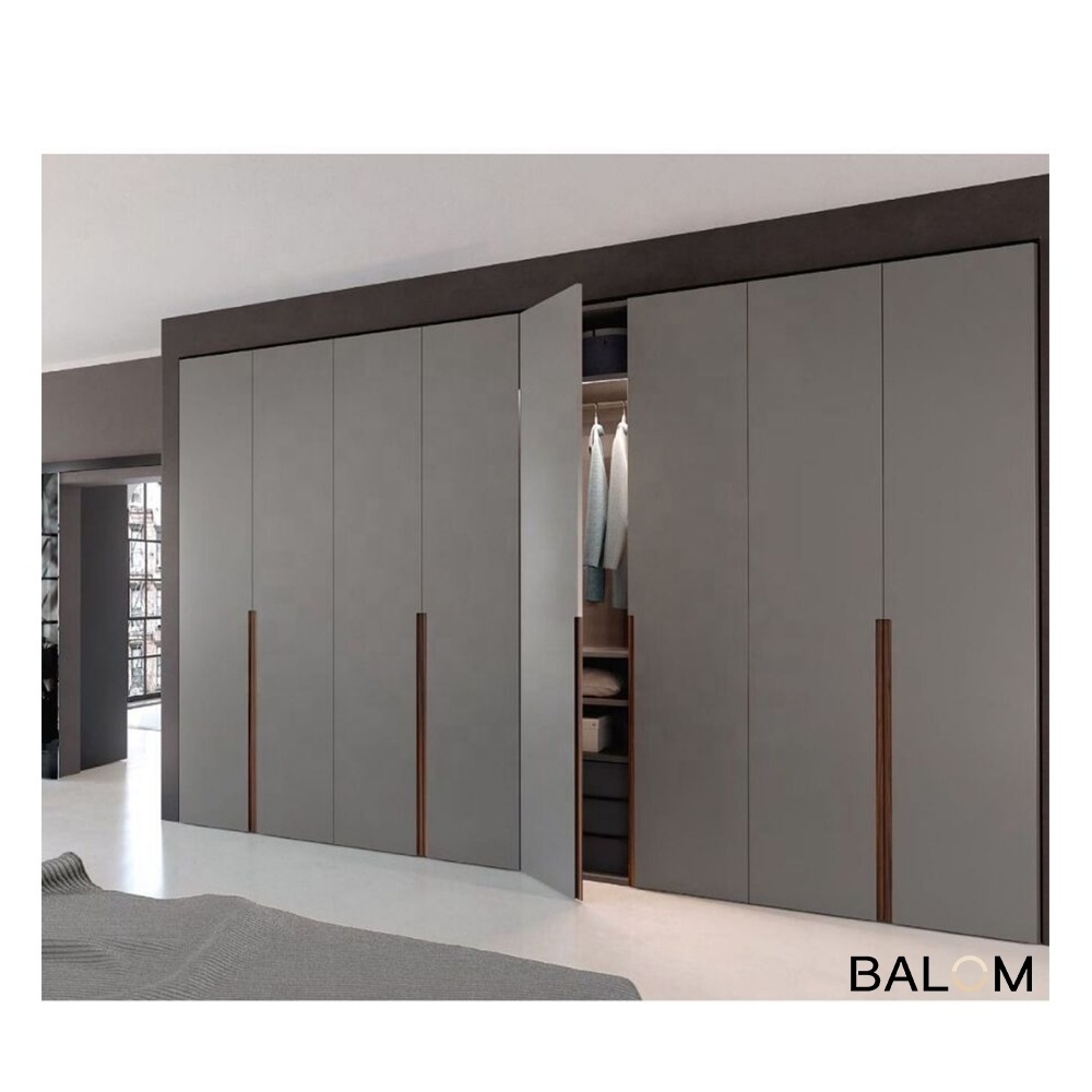 Wooden closet bedroom furniture bedroom wardrobe with lacquer doors