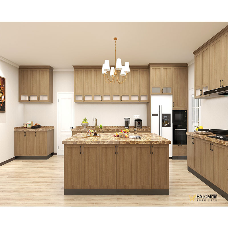 Balom full Plywood Kitchen Cabinet Set Designs Modern Cheap kitchen storage cabinet Factory Custom Made cabinet kitchen