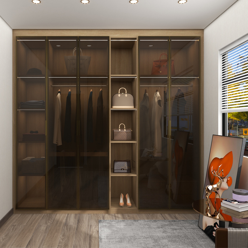 balom Luxury Modern Walk in Closet Cabinet Modern Walking Closet Cabinet Storage Wardrobe Dressing Room