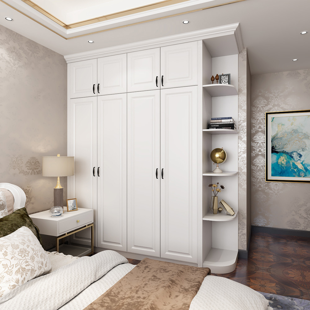 Combination Designs Modern Furniture Cupboards Foldable Walldrope Wardrobes Bedroom Closet with Wooden Door Dresser