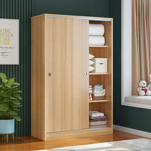 BALOM 2024 Factory Supply Best Price Customize Wooden Minimalist Wardrobe for Bedroom