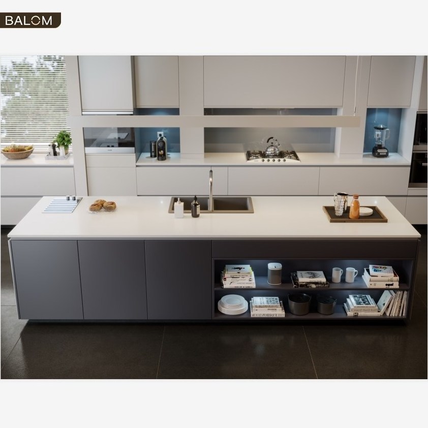 Balom Mueble Armario Gabinetes Para Cocinas RTA Whole Modular Shaker Style Kitchen Cabinet Set