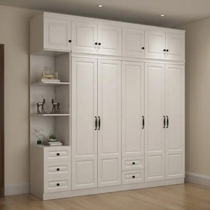 Combination Designs Modern Furniture Cupboards Foldable Walldrope Wardrobes Bedroom Closet with Wooden Door Dresser